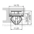 Кліпса кріплення (затискач) FA1 (Fischer Automotive One) 21400235 (фото 2)