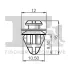 Кліпса кріплення (затискач) FA1 (Fischer Automotive One) 22400205 (фото 2)