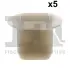 Кліпса кріплення (затискач) FA1 (Fischer automotive one) 22600015