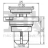 Кліпса кріплення (затискач) FA1 (Fischer Automotive One) 72400105 (фото 2)
