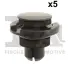 Кліпса кріплення (затискач) FA1 (Fischer Automotive One) 72400105 (фото 1)