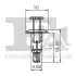 Кліпса кріплення (затискач) FA1 (Fischer automotive one) 73300095