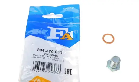 Болт піддону з шестигранною головкою FA1 (Fischer automotive one) 866.370.011