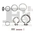 FISCHER BMW Комплект прокладок турбіни + хомут 7 (F01, F02, F03, F04) 09- FA1 (Fischer Automotive One) KT100490 (фото 1)