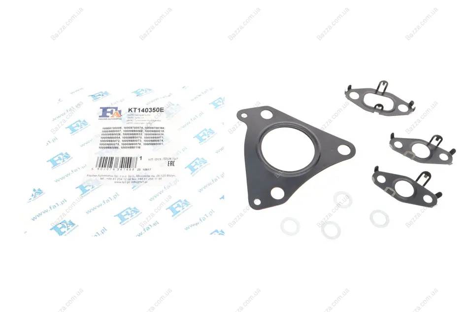 FISCHER DB Комплект прокладок турбокомпрессора W204, W205, W212, SPRINTER 3-t, W447 FA1 (Fischer automotive one) KT140350E