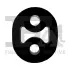 FISCHER OPEL кріплення глушника Astra H 04- (мат. EPDM) FA1 (Fischer automotive one) 123735