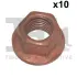 Гайка EX с-ми M10X1,25 Daewoo Nubira/Opel Antara/Suzuki/Nissan/Honda/Mazda FA1 (Fischer automotive one) 988105510