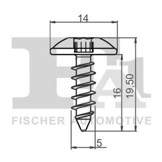 Гвинт fa1 (fischer automotive one) 11700025