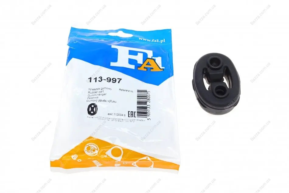 Кронштейн глушника Audi A3/Q5/Seat Leon/Skoda Kodiaq/Octavia/VW Amarok/Golf/Jetta/Passat 2.0 Tdi12- FA1 (Fischer automotive one) 113-997