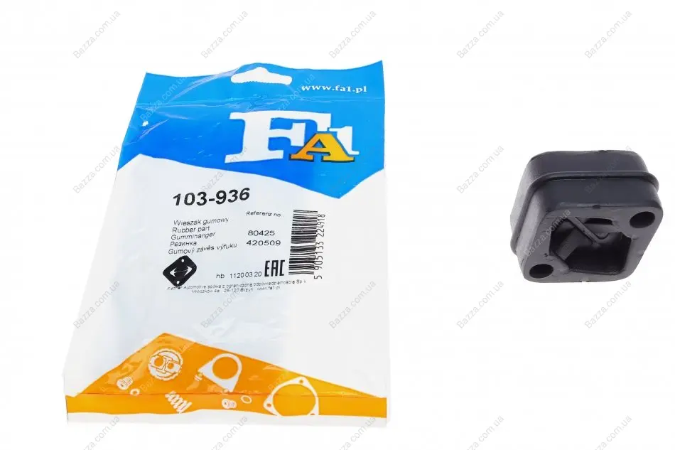 Кронштейн, система выпуска ОГ FA1 (Fischer automotive one) 103936