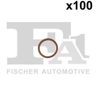 Медная шайба/Cu 10,00 x 13,00 x 2,50 fa1 (fischer automotive one) 419311100