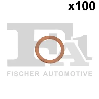 Медная шайба/Cu 10,00 x 14,00 x 1,00 FA1 (Fischer automotive one) 722.520.100