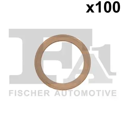Медная шайба/Cu 16,00 x 22,00 x 1,50 FA1 (Fischer automotive one) 472.310.100