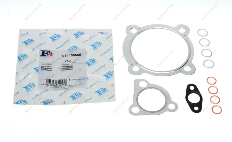 Монтажные комплекты для турбокомпрессоров FA1 (Fischer Automotive One) KT110065E (фото 1)