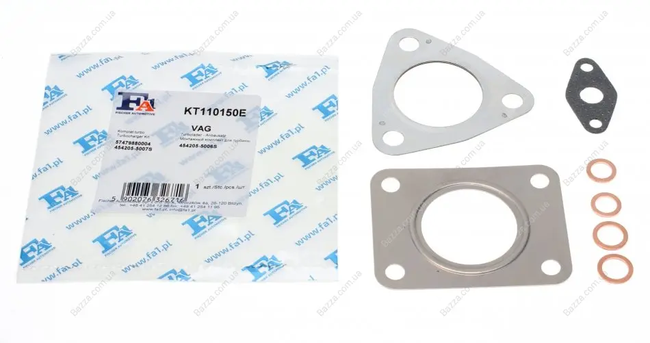 Монтажные комплекты для турбокомпрессоров FA1 (Fischer Automotive One) KT110150E (фото 1)