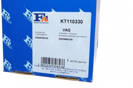 Монтажные комплекты для турбокомпрессоров fa1 (fischer automotive one) KT110330