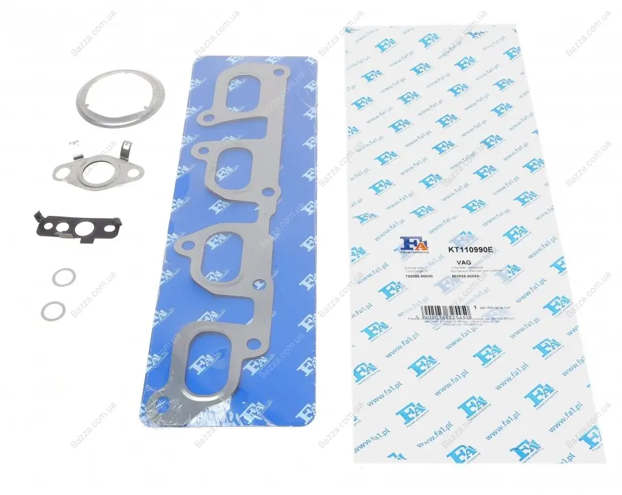 Монтажные комплекты для турбокомпрессоров FA1 (Fischer Automotive One) KT110990E (фото 1)
