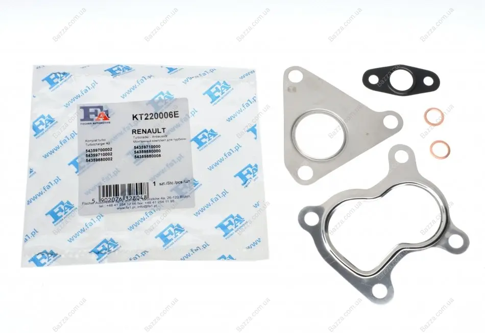 Монтажные комплекты для турбокомпрессоров FA1 (Fischer Automotive One) KT220006E (фото 1)