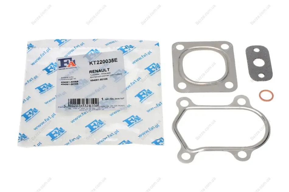 Монтажные комплекты для турбокомпрессоров FA1 (Fischer Automotive One) KT220035E (фото 1)