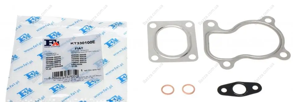 Монтажные комплекты для турбокомпрессоров FA1 (Fischer automotive one) KT330100E