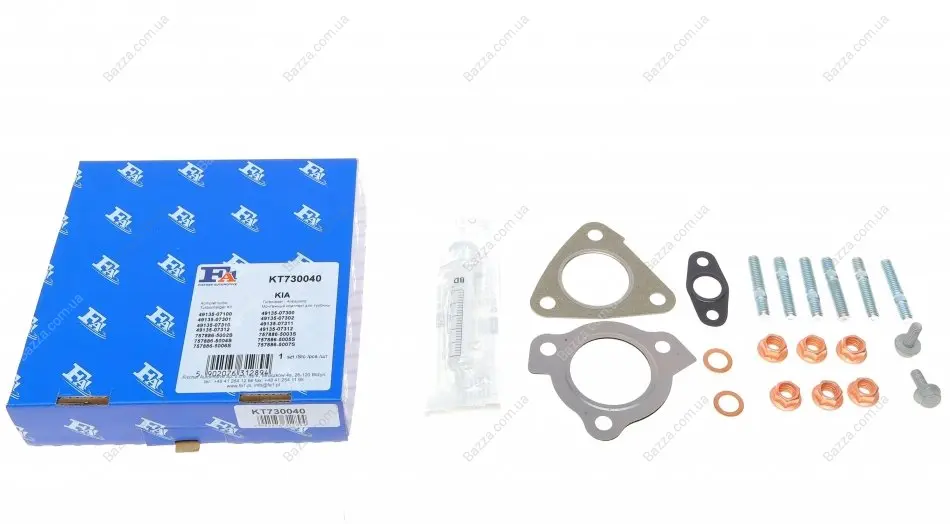 Монтажные комплекты для турбокомпрессоров FA1 (Fischer Automotive One) KT730040 (фото 1)