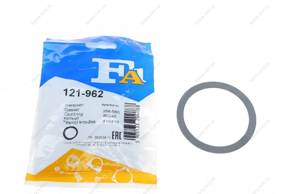 Прокладка до глушника перед. Opel Astra G 2.0Di 98-/Vectra B 2.DTi 16V 97- FA1 (Fischer automotive one) 121962