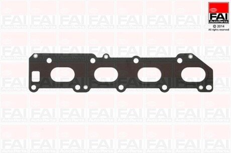 Прокладка EX кол. Opel Astra H/Corsa D 1.2/1.4 09- fa1 (fischer automotive one) EM1367