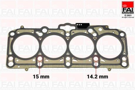 Прокладка Г/Б (1,71mm) Audi А3 VW Golf/Bora/Polo 1.9T fa1 (fischer automotive one) HG1012B на Сеат Ibiza 4