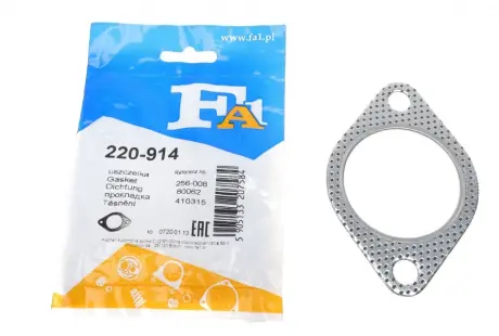 Прокладка глушителя RENAULT (пр-во Fischer) FA1 (Fischer automotive one) 220914 Рено Megane