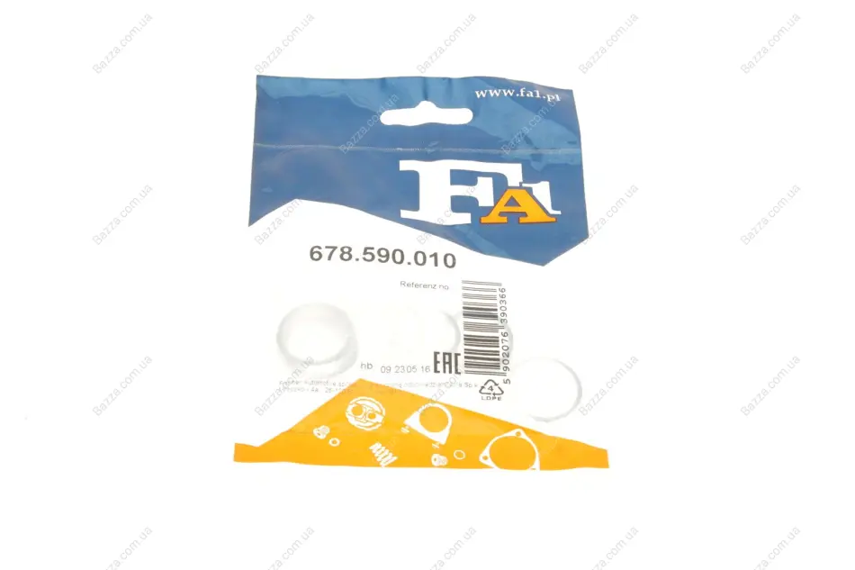 Прокладка пробки зливної піддона оливи FA1 (Fischer Automotive One) 678590010 (фото 1)
