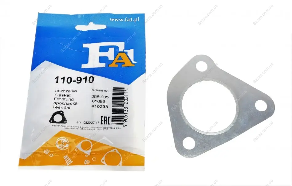 Прокладка вихлопної системи з комбінованих матеріалів FA1 (Fischer Automotive One) 110910 (фото 1)
