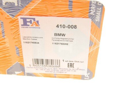 Прокладка выпускного коллектора fa1 (fischer automotive one) 410008