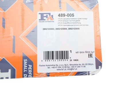 Прокладка выпускного коллектора fa1 (fischer automotive one) 489005