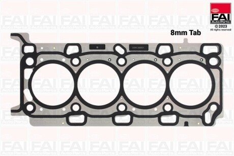 Прокладки ГБЦ Renault Trafic 2.0Dci M9R fa1 (fischer automotive one) HG1450