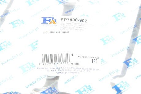 РџСЂРѕРєР»Р°РґРєР° РєР»Р°РїР°РЅРЅРѕС— РєСЂРёС€РєРё РіСѓРјРѕРІР° fa1 (fischer automotive one) EP7800902