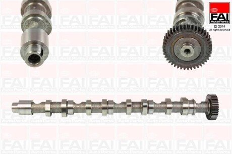 Розподільчий вал EX Audi A5 2.0 Tdi 08-/Skoda Fabia 1.6 Tdi 10-14/VW Golf Vi 2.0 Tdi 10-13 fa1 (fischer automotive one) C348 на Фольксваген Поло хэтчбек