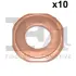 Шайба тепловой защиты, система впрыска/ CU 80 x 1545 x 20 mm FA1 (Fischer automotive one) 104.051.010