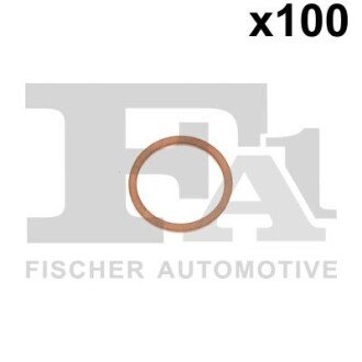 Уплотнительное кольцо/Cu 17,00 x 21,00 x 1,50 fa1 (fischer automotive one) 787520100