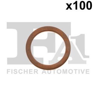 Уплотнительное кольцо/Cu 18,00 x 24,00 x 1,50 fa1 (fischer automotive one) 905330100