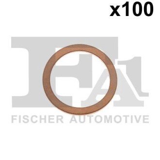 Уплотнительное кольцо/Cu 22,00 x 29,00 x 1,50 fa1 (fischer automotive one) 412.310.100