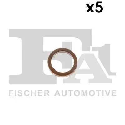 Уплотнительное кольцо/FPM 14,95 x 20,00 x 4,00 braz FA1 (Fischer Automotive One) 076399005 (фото 1)