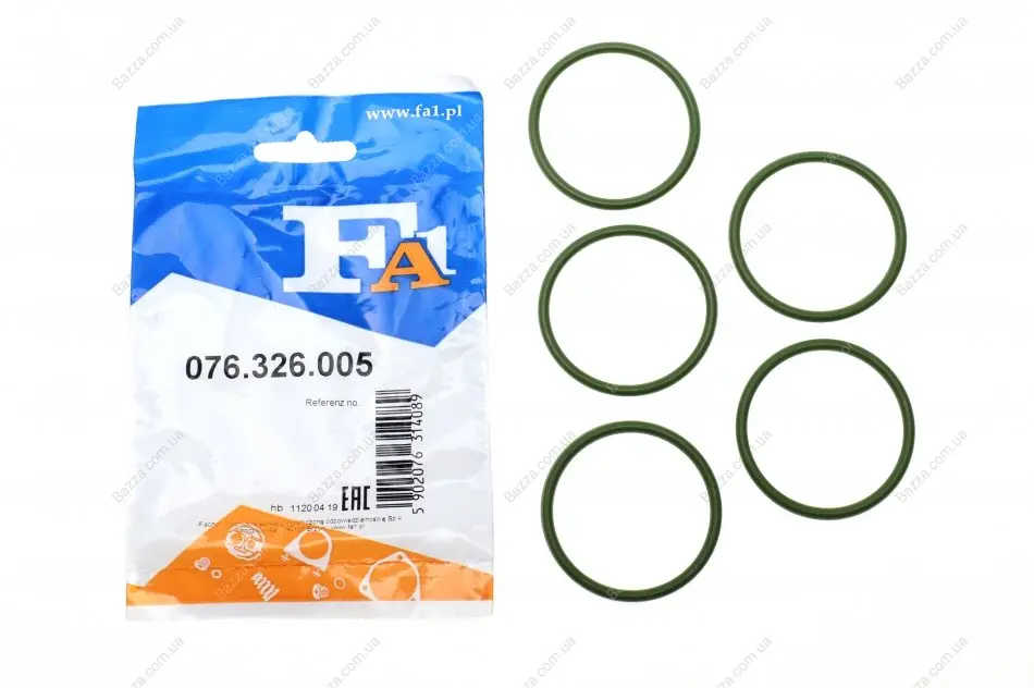Уплотнительное кольцо/FPM 47,00 x 54,00 x 3,50 green FA1 (Fischer Automotive One) 076.326.005 (фото 1)