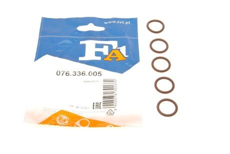Уплотнительное кольцо, компрессор / 15,50 x 20,80 x 2,65 red fa1 (fischer automotive one) 076336005