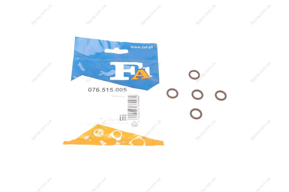 Уплотнительное кольцо/MVQ 10,00 x 15,10 x 2,55 FA1 (Fischer Automotive One) 076515005 (фото 1)
