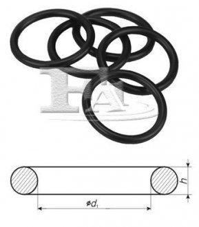 Уплотнительное кольцо/NBR 55,00 x 3,00 fa1 (fischer automotive one) 673.190.100