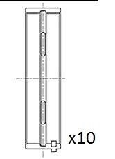 Вкладиші корінні (.010") Fiat 1.9JTD 01- fa1 (fischer automotive one) BM1025-010 на Сузуки Сх4