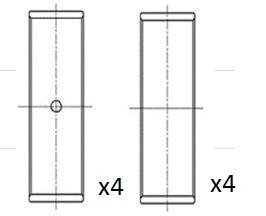 Вкладыши шатунные fa1 (fischer automotive one) BB2022-025 на Фиат Пунто