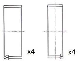 Вкладыши шатунные fa1 (fischer automotive one) BB2069-STD на Форд Focus