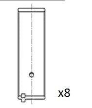 Вкладыши шатунные fa1 (fischer automotive one) BB2079-025 на Chevrolet Cruze