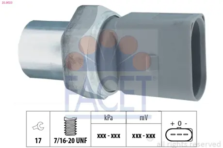 Датчик тиску Facet 250023